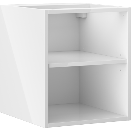 Mexen Box-A dulap deschis cu raft 35 cm, alb lucios - 91AX2-0400-470-0-00