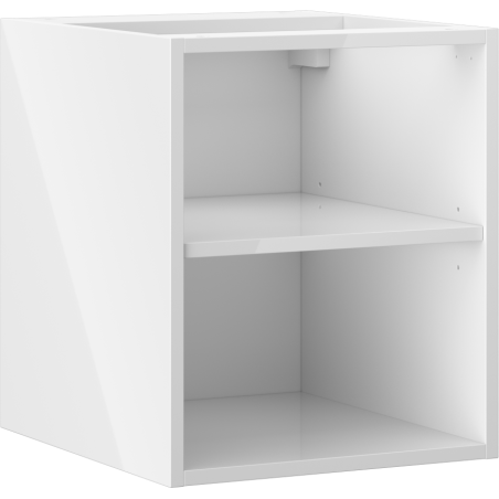 Mexen Box-A nyitott szekrény polccal 35 cm, fehér fényes - 91AX2-0400-470-0-00