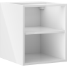 Mexen Box-A nyitott szekrény polccal 35 cm, fehér fényes - 91AX2-0400-470-0-00