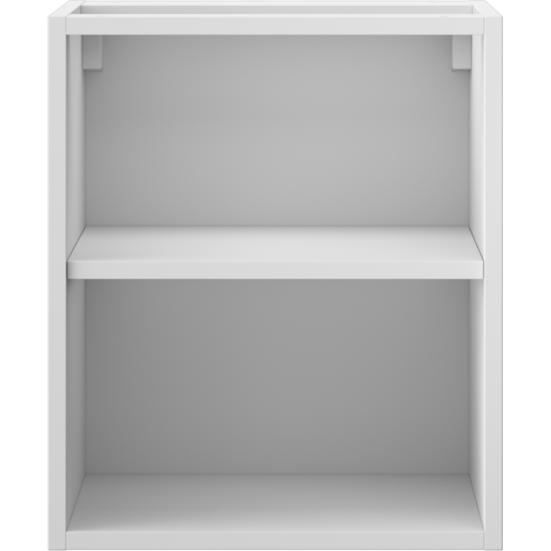 Mexen Box-A nyitott szekrény polccal 40 cm, matt fehér - 91AX2-0400-470-0-01