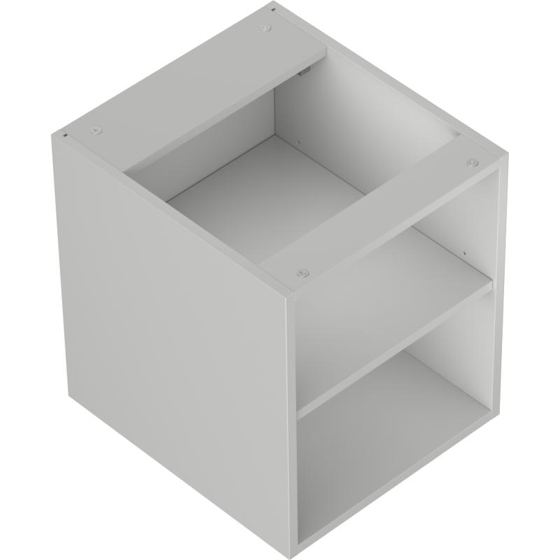 Mexen Box-A dulap deschis cu raft 40 cm, gri mat - 91AX2-0400-470-0-62