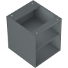 Mexen Box-A dulap deschis cu raft de 40 cm, grafit mat - 91AX2-0400-470-0-66