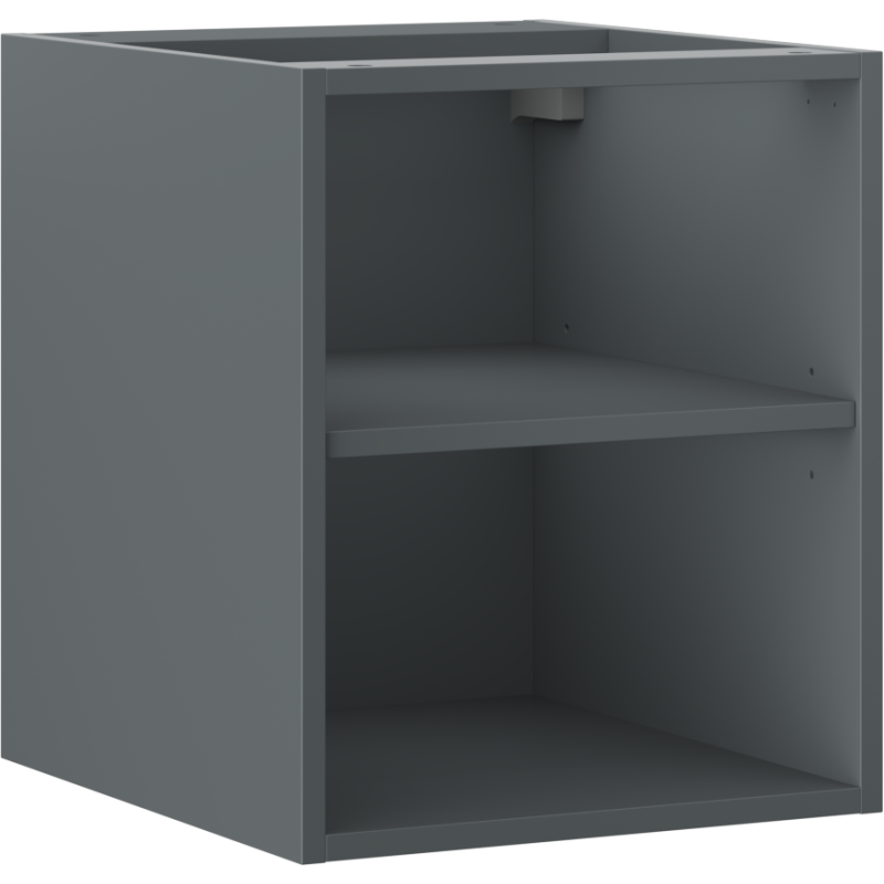 Mexen Box-A dulap deschis cu raft de 40 cm, grafit mat - 91AX2-0400-470-0-66