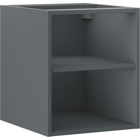 Mexen Box-A dulap deschis cu raft de 40 cm, grafit mat - 91AX2-0400-470-0-66
