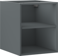 Mexen Box-A dulap deschis cu poliță 40 cm, grafit mat - 91AX2-0400-470-0-66