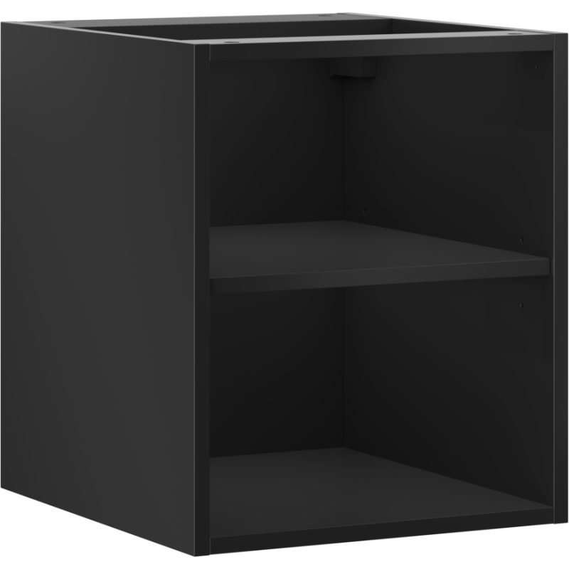 Mexen Box-A dulap deschis cu raft 40 cm, negru mat - 91AX2-0400-470-0-71
