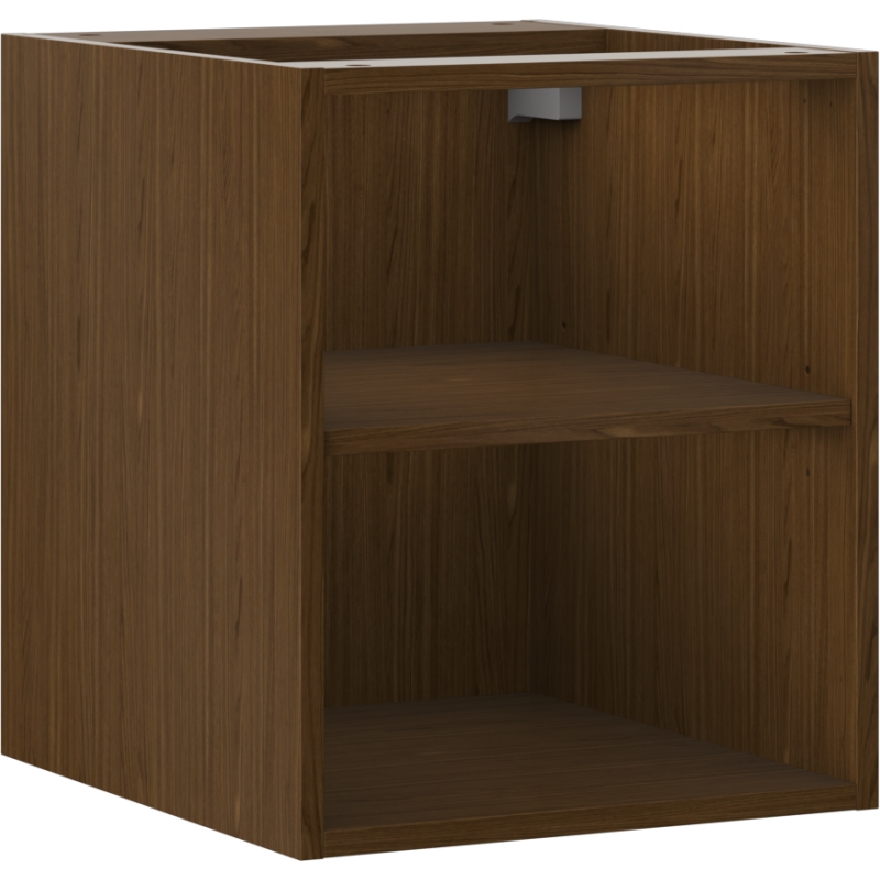 Mexen Box-A dulap deschis cu raft de 40 cm, nuc - 91AX2-0400-470-0-86