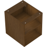 Mexen Box-A dulap deschis cu raft de 40 cm, nuc - 91AX2-0400-470-0-86