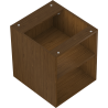 Mexen Box-A nyitott szekrény polccal 40 cm, dió - 91AX2-0400-470-0-86