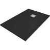 Mexen Stone+ kompozit zuhanytálca téglalap alakú 110 x 90 cm, fekete - 44709011