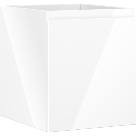 Dulap baie Mexen Orio pentru chiuvetă 40 cm, 1 sertar, alb lucios - 91A10-04047-1-BF00