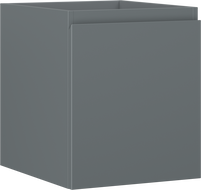 Mexen Orio dulap baie sub chiuvetă 40 cm, 1 sertar, grafit mat - 91A10-04047-1-BF66