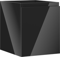 Mexen Orio dulap baie sub lavoar 40 cm, 1 sertar, negru lucios - 91A10-04047-1-BF70
