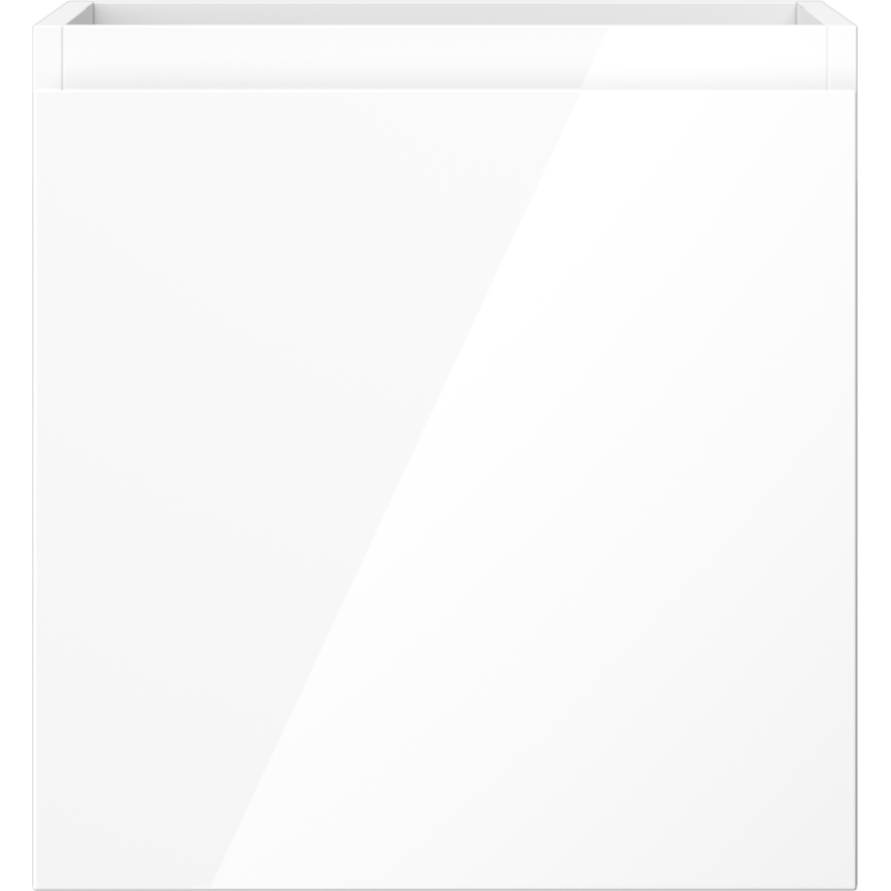 Mexen Orio fürdőszobai szekrény mosdókagyló alá 45 cm, 1 fiók, fényes fehér - 91A10-04547-1-BF00