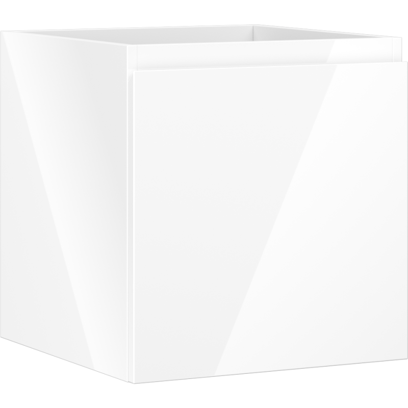 Mexen Orio dulap baie tip lavoar 45 cm, 1 sertar, alb lucios - 91A10-04547-1-BF00