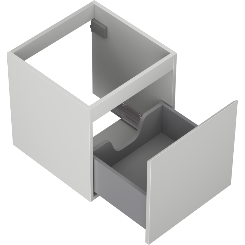 Mexen Orio dulap de baie sub lavoar 45 cm, 1 sertar, gri mat - 91A10-04547-1-BF62