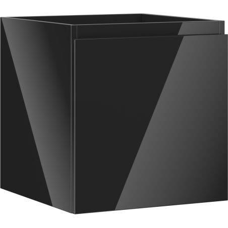 Mexen Orio fürdőszobai mosdószekrény 45 cm, 1 fiók, fekete fényes - 91A10-04547-1-BF70