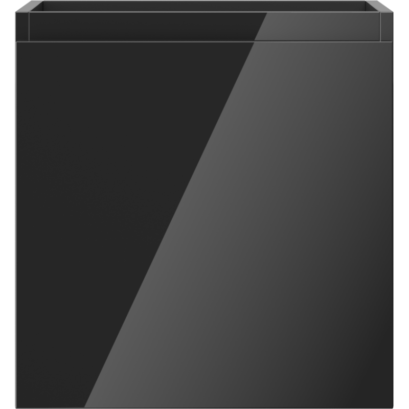 Mexen Orio fürdőszobai mosdószekrény 45 cm, 1 fiók, fekete fényes - 91A10-04547-1-BF70