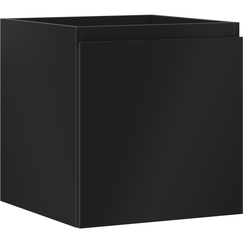 Mexen Orio fürdőszobai szekrény mosdókagyló alá 45 cm, 1 fiók, fekete matt - 91A10-04547-1-BF71