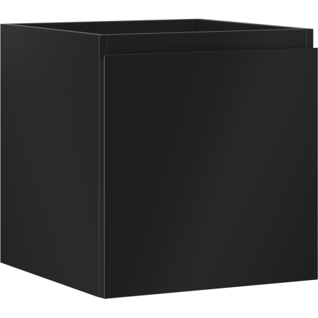 Mexen Orio fürdőszobai szekrény mosdókagyló alá 45 cm, 1 fiók, fekete matt - 91A10-04547-1-BF71