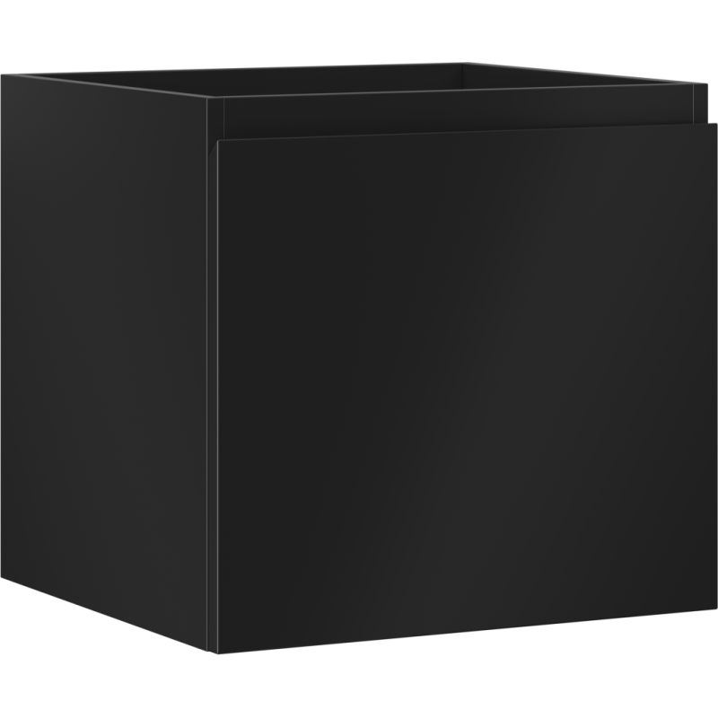 Mexen Orio fürdőszobai szekrény mosdó alá 50 cm, 1 fiók, fekete matt - 91A10-05047-1-BF71