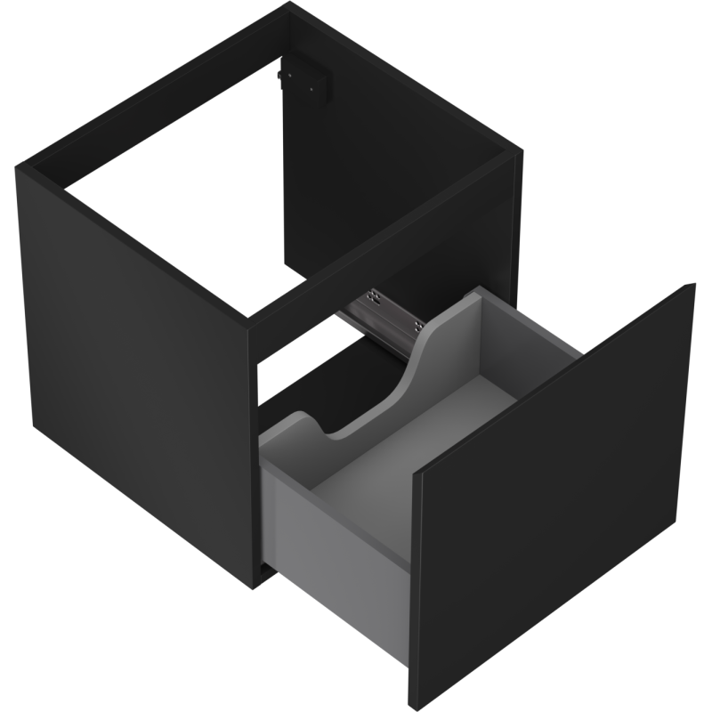 Mexen Orio dulap de baie sub chiuvetă 50 cm, 1 sertar, negru mat - 91A10-05047-1-BF71