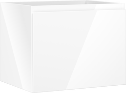 Mexen Orio fürdőszobai mosdó alatti szekrény 60 cm, 1 fiók, fényes fehér - 91A10-06047-1-BF00