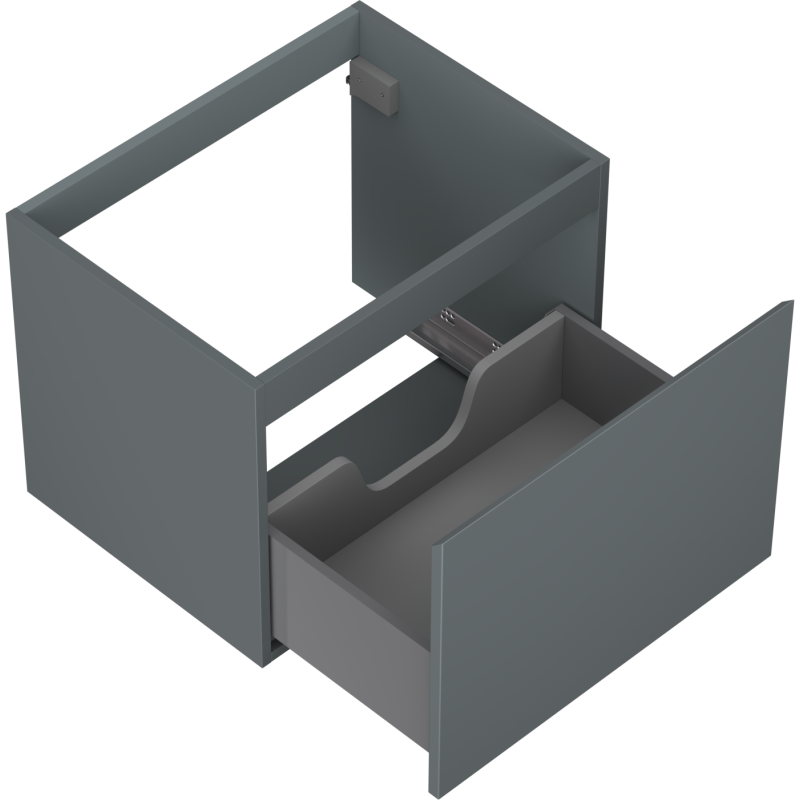 Mexen Orio dulap baie sub lavoar 60 cm, 1 sertar, grafit mat - 91A10-06047-1-BF66