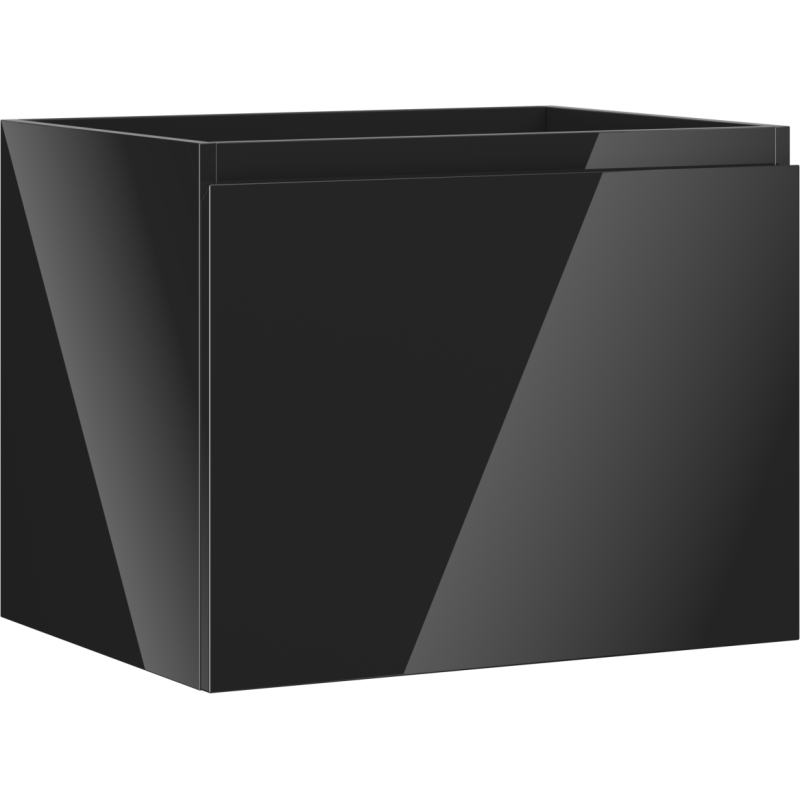 Mexen Orio dulap baie sub chiuvetă 60 cm, 1 sertar, negru lucios - 91A10-06047-1-BF70
