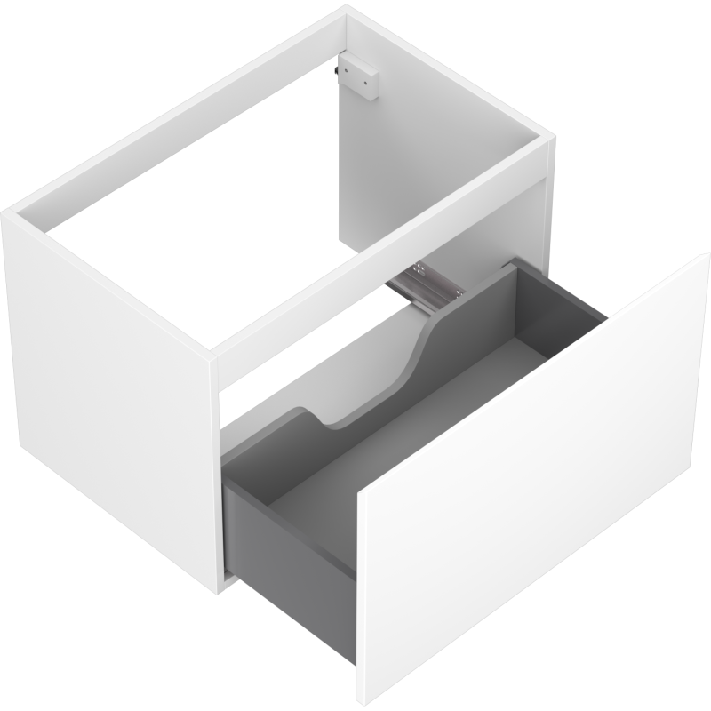 Mexen Orio fürdőszobai mosdó alatti szekrény 70 cm, 1 fiók, fehér matt - 91A10-07047-1-BF01