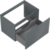 Mexen Orio dulap baie sub lavoar 70 cm, 1 sertar, grafit mat - 91A10-07047-1-BF66