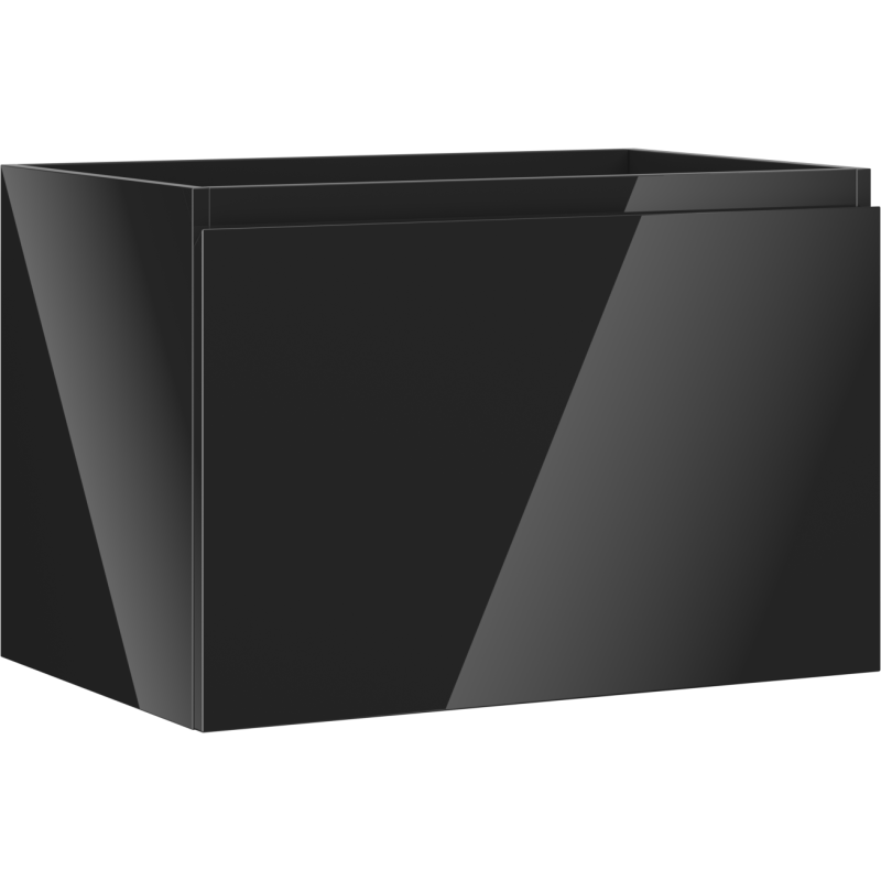 Mexen Orio dulap baie sub lavoar 70 cm, 1 sertar, negru lucios - 91A10-07047-1-BF70