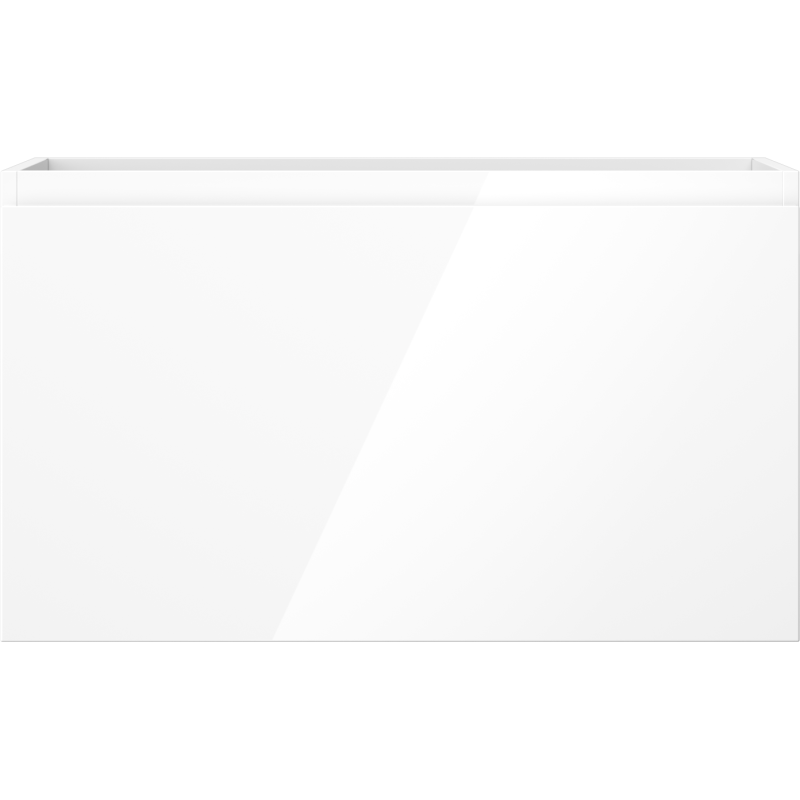 Mexen Orio fürdőszobai mosdószekrény 80 cm, 1 fiók, fényes fehér - 91A10-08047-1-BF00