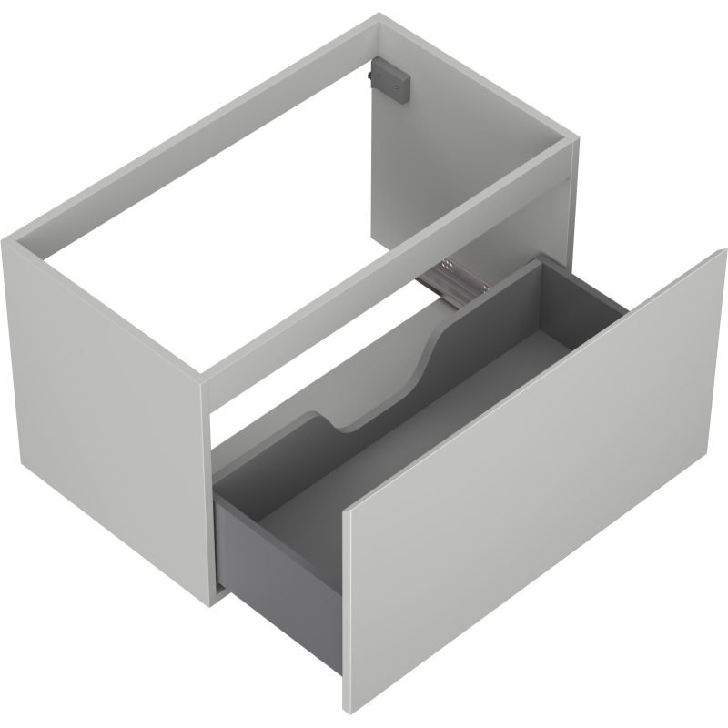 Mexen Orio dulap baie sub lavoar 80 cm, 1 sertar, gri mat - 91A10-08047-1-BF62