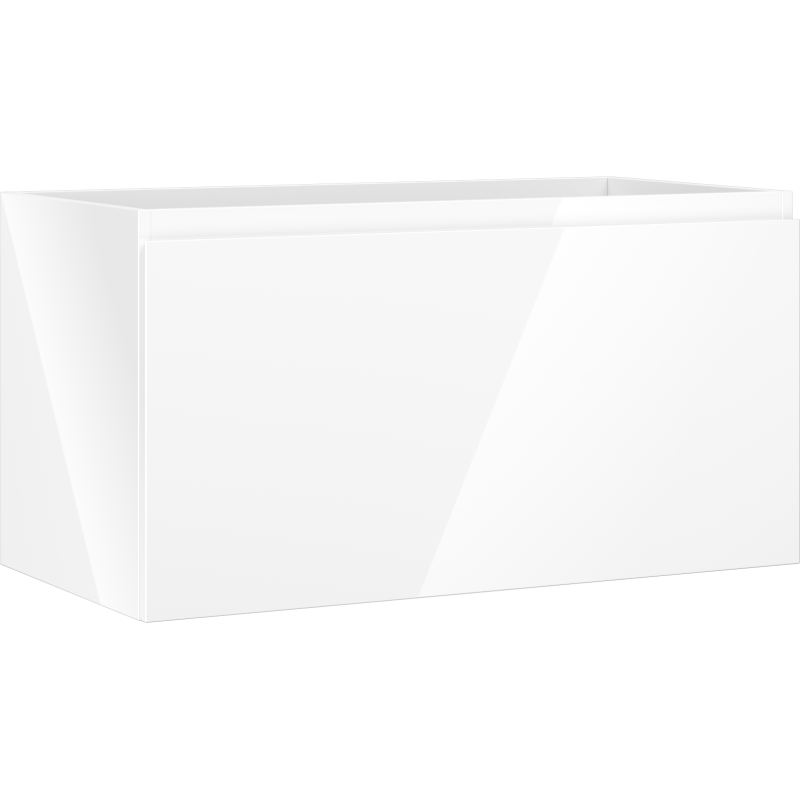 Dulap Mexen Orio pentru baie sub lavoar 90 cm, 1 sertar, alb lucios - 91A10-09047-1-BF00