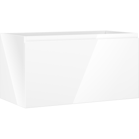 Mexen Orio fürdőszobai szekrény mosdó alatti 90 cm, 1 fiók, fényes fehér - 91A10-09047-1-BF00