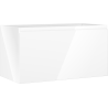 Dulap Mexen Orio pentru baie sub lavoar 90 cm, 1 sertar, alb lucios - 91A10-09047-1-BF00