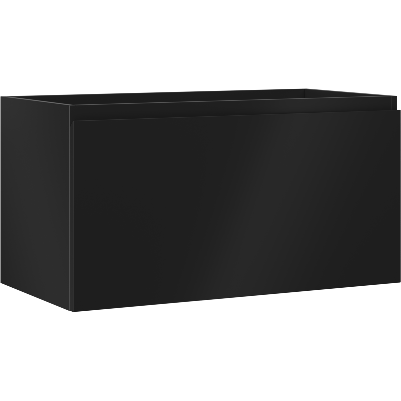 Mexen Orio dulap baie pentru lavoar 90 cm, 1 sertar, negru mat - 91A10-09047-1-BF71
