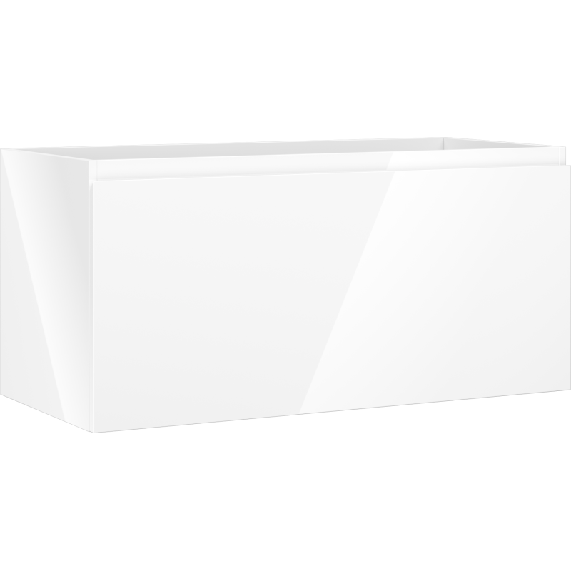 Mexen Orio dulap de baie sub chiuvetă 100 cm, 1 sertar, alb lucios - 91A10-10047-1-BF00