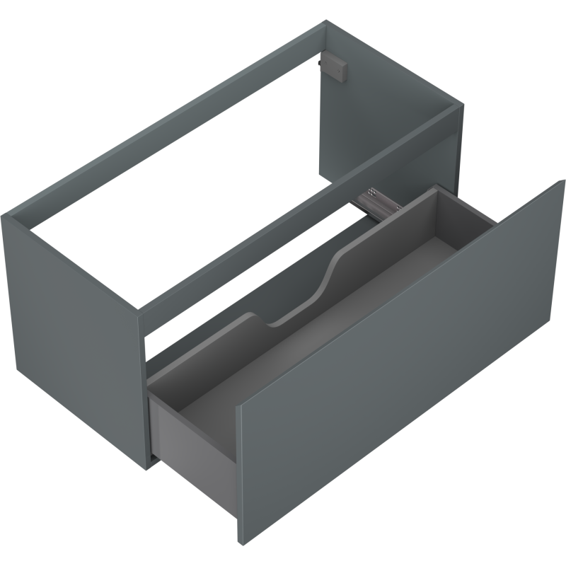 Mexen Orio dulap baie pentru lavoar 100 cm, 1 sertar, grafit mat - 91A10-10047-1-BF66