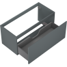 Mexen Orio dulap baie sub chiuvetă 100 cm, 1 sertar, grafit mat - 91A10-10047-1-BF66