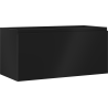Mexen Orio fürdőszobai mosdó alatti szekrény 100 cm, 1 fiók, fekete matt - 91A10-10047-1-BF71