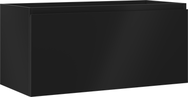 Mexen Orio dulap de baie sub chiuvetă 100 cm, 1 sertar, negru mat - 91A10-10047-1-BF71