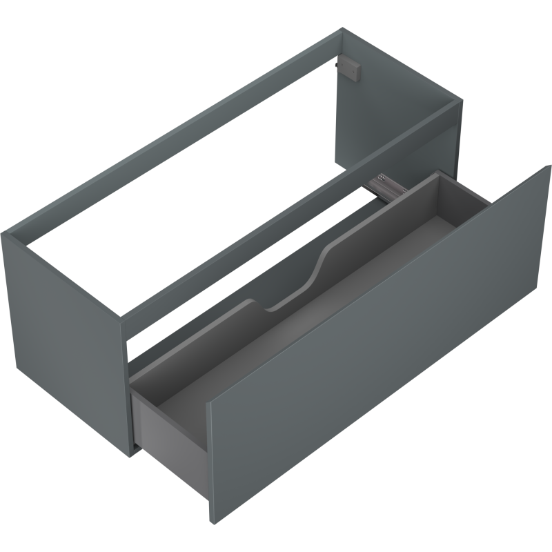 Mexen Orio dulap de baie sub lavoar 120 cm, 1 sertar, grafit mat - 91A10-12047-1-BF66