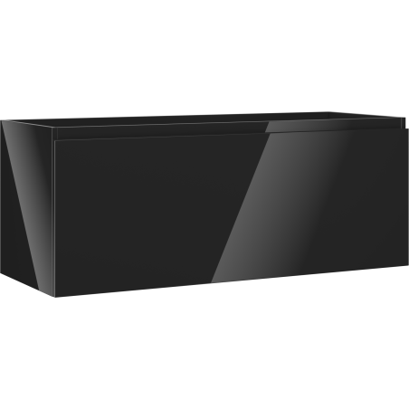 Mexen Orio dulap baie sub chiuvetă 120 cm, 1 sertar, negru lucios - 91A10-12047-1-BF70