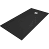 Mexen Stone+ szögletes kompozit zuhanytálca 160 x 100 cm, Fekete - 44701016