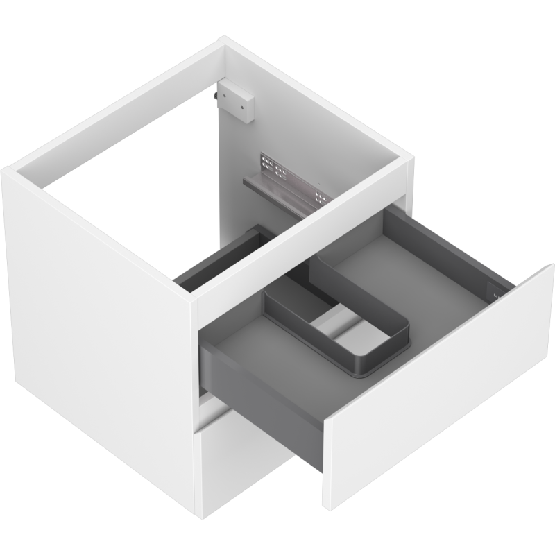 Mexen Orio dulap de baie sub lavoar 50 cm, 2 sertare, alb mat - 91A10-05047-2-BFF01