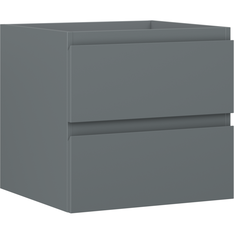 Mexen Orio dulap baie sub lavoar 50 cm, 2 sertare, grafit mat - 91A10-05047-2-BFF66