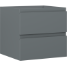 Mexen Orio dulap baie sub lavoar 50 cm, 2 sertare, grafit mat - 91A10-05047-2-BFF66