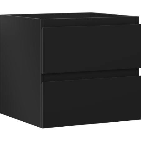 Mexen Orio fürdőszobai szekrény mosdó alá 50 cm, 2 fiók, fekete matt - 91A10-05047-2-BFF71